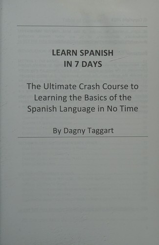 Learn Spanish in 7 Days!