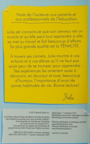 Le Carnet de Julie Avoir Confiance en Soi