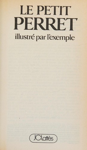 Le nouveau petit perret illust. par l'exemple