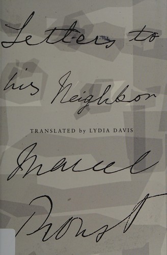 Letters to his neighbor