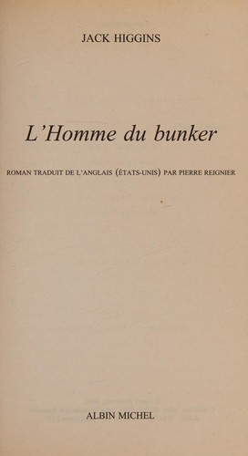 L Homme Du Bunker (Ldp Thrillers) (French Edition)