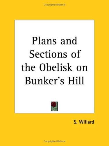 Plans and sections of the obelisk on Bunker's hill