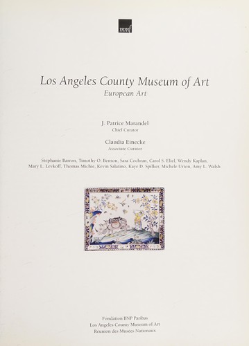 Los Angeles County Musuem of Art, European Art ((Anglais) (French Edition)