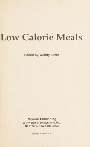 Low Calorie Meals