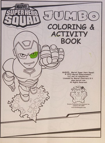 Marvel SuperHero Squad Jumbo Coloring & Activity Book