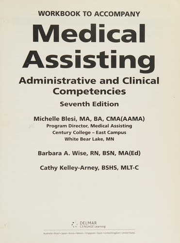 Medical Assisting Administrative and Clinical Competencies