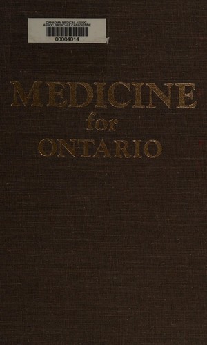 Medicine for Ontario