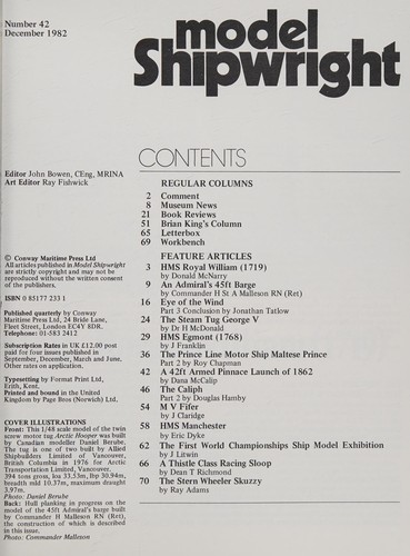 Model Shipwright No. 42