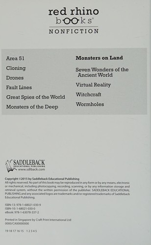 Monsters on Land
