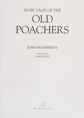 More Tales of the Old Poachers