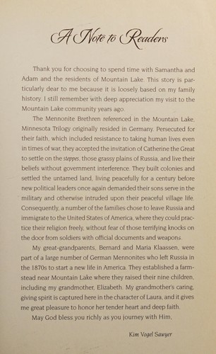 Mountain Lake, Minnesota Trilogy
