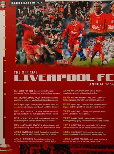 Official Liverpool FC Annual 2004