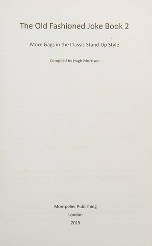 The Old Fashioned Joke Book 2