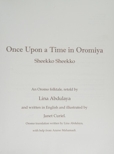 Once upon a Time in Oromiy