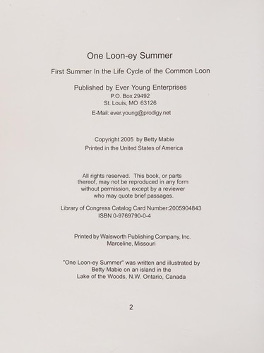 One Loon-ey Summer