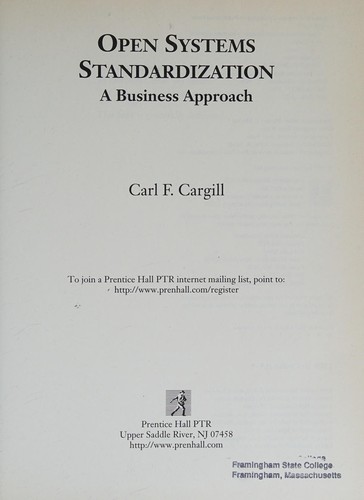 Open Systems Standardization