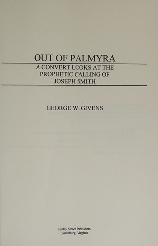 Out of Palmyra