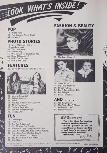 PATCHES ANNUAL 1985