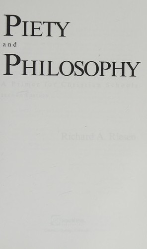 Piety and Philosophy