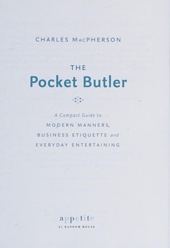 The pocket butler