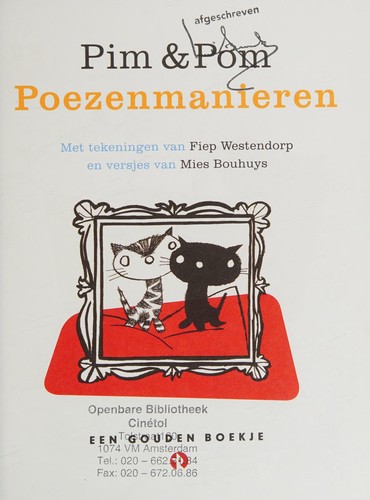 Poezenmanieren (Gouden boekjes)