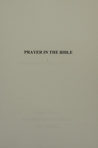 Prayer in the Bible