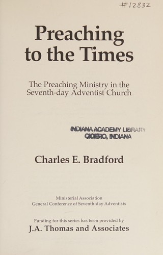 Preaching to the times