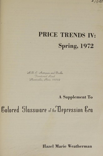 Price trends IV