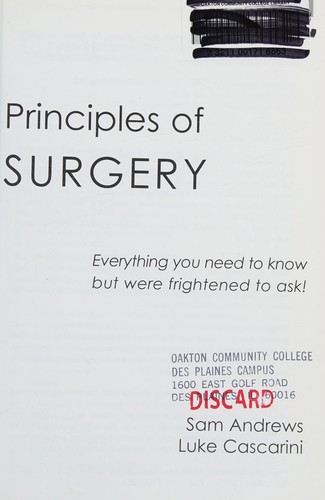 Principles of Surgery