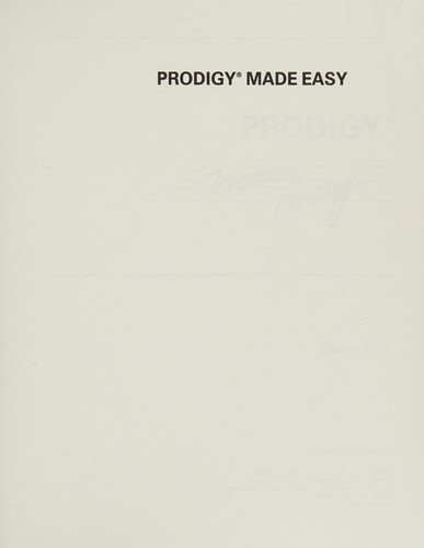 Prodigy made easy