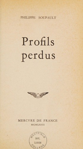 PROFILS PERDUS (LITTERATURE GENERALE)