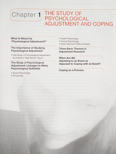 The Psychology of Adjustment and Coping