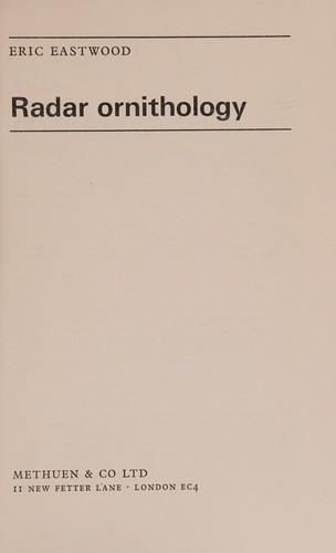 Radar Ornithology