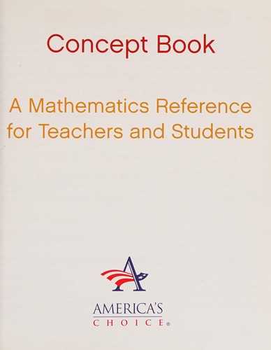 Ramp-Up to Math V2 Concept Book
