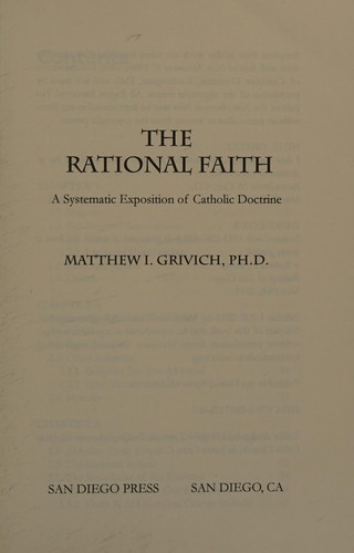 The Rational Faith