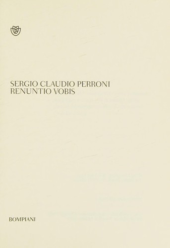 Renuntio vobis