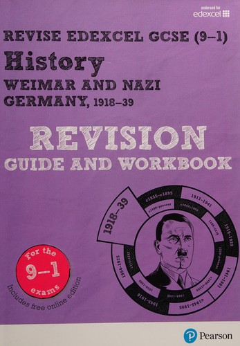 Pearson REVISE Edexcel GCSE  History Weimar and Nazi Germany, 1918-39 Revision Guide and Workbook + App