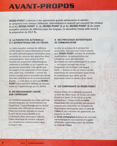 Rond Point 2, Livre de l'eleve + CD (French Edition)