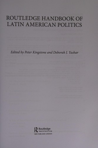 Routledge Handbook of Latin American Politics