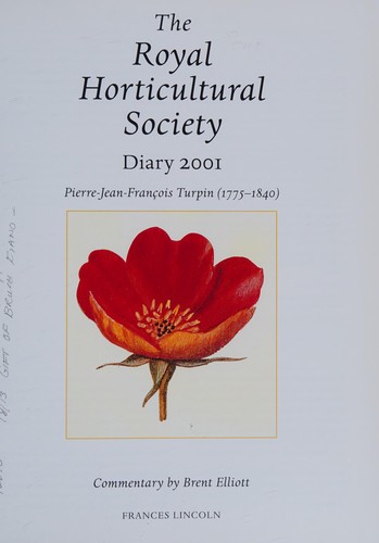 Royal Horticultural Society Diary 2001