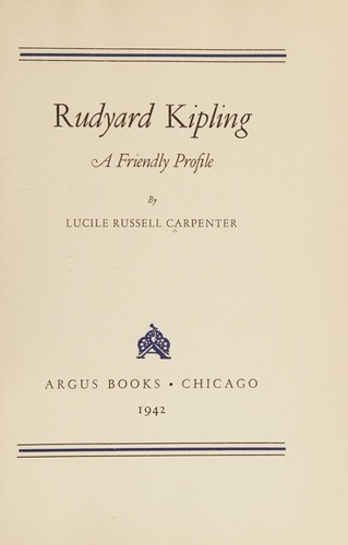 Rudyard Kipling