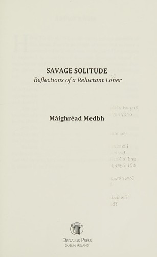 Savage solitude