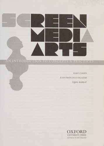 Screen media arts