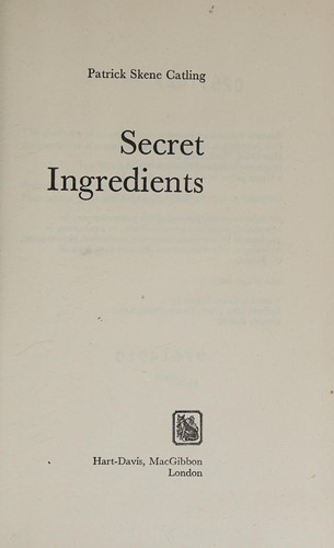 Secret ingredients