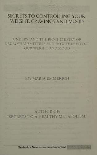 Secrets to Controlling Your Weight, Cravings and Mood