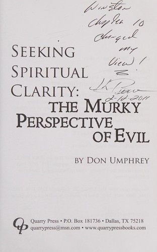Seeking Spiritual Clarity