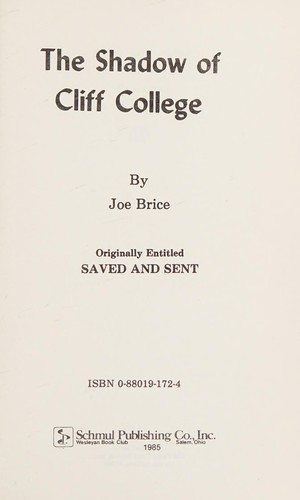 The shadow of Cliff College