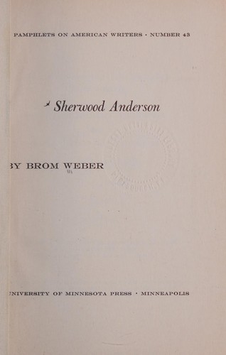 Sherwood Anderson