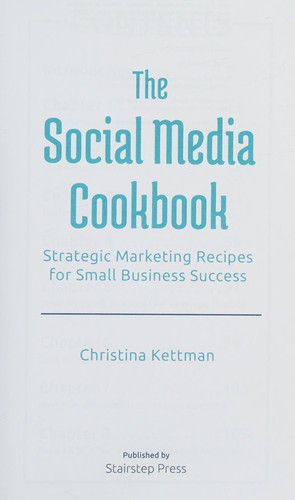 The Social Media Cookbook