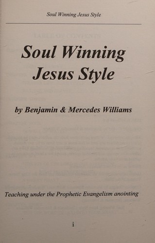 Soul Winning Jesus Style